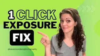 1 Click Exposure Fix in Lightroom or Photoshop