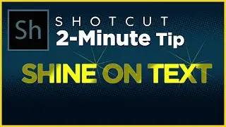 Add Shine or Bling to Text Quickly on Shotcut with Just 2 Filters (With Subtitles)