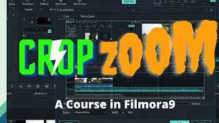 How to use crop command to zoom in part of video in Filmora9