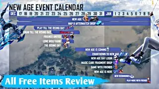New Age Event Calendar | Winterland Event Free Fire 2021 | All Free Items Review