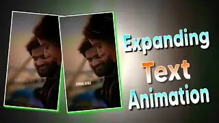 Expanding Text Tutorial Alight Motion | Text Animation Alight Motion