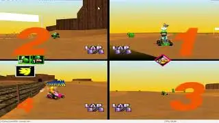 Mario Kart 64 4VS - online VA rules