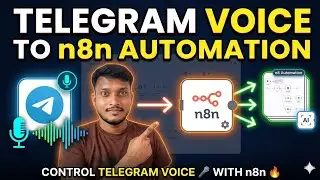 Telegram Voice Message to n8n Automation 🤖 | Full Tutorial