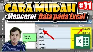 How to Cross Out Data in Excel #31