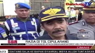 Petugas Gabungan Gelar Razia Kendaraan Besar Direst Area Tol Cipularang | SBR | BANDUNGTV