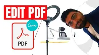How to Edit PDF File For Free in Canva