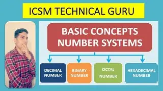 #NumberSystem #Binary #Decimal #Hexadecimal #Octal #ICSM #Bhajanpura What is number of system.