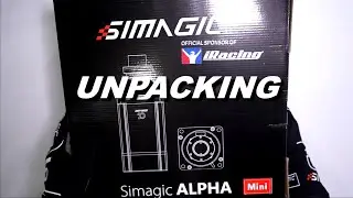 Simagic Alpha Mini (10 Hm) unpacking simracing wheel base