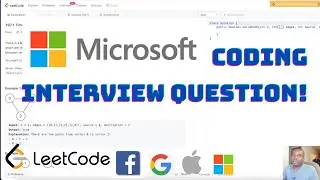 MICROSOFT Coding Interview Question - Find if Path Exists in Graph | LeetCode
