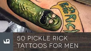 50 Pickle Rick Tattoos For Men