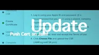 Renewing an Apple Push Notification (APNs) Certificate in Jamf Pro