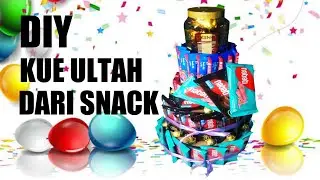 Tutorial DIY Snack Tower Cake
