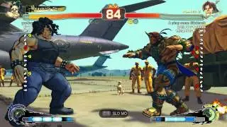 Ultra Street Fighter IV: Hugo vs T. Hawk