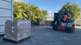 Gregory Machinery Container Arrivals