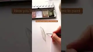 Do you sketch before you paint? #watercolor #tips #beginners