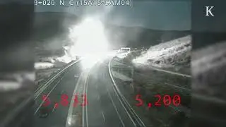 Η τραγική στιγμή της σύγκρουσης...