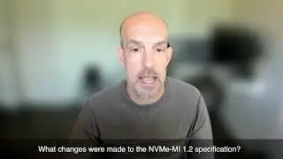 NVMe 2.0 Specifications: NVMe Management Interface (NVMe-MI) Overview