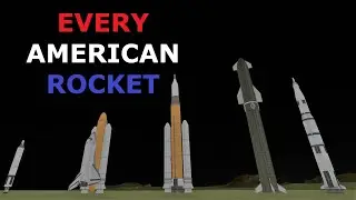 KSP: Recreating Every American Rocket In Kerbal Space Program!
