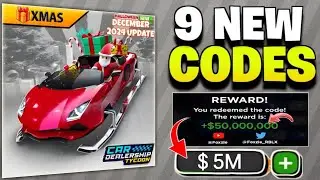 🎁 XMAS & SHELBY!🎁 CAR DEALERSHIP TYCOON CODES 2024  | DECEMBER UPDATE | CAR DEALERSHIP TYCOON ROBLOX