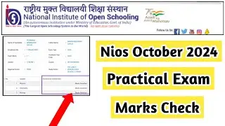 Nios October Practical Marks Check | Task Is Helping (NIOS) #nios #oct #practical #status #marks