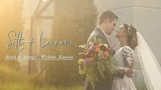 Seth & Lauren have the best day ever! Summer wedding at Brick & Morter Venue in Wichita, Kansas