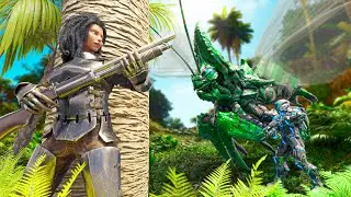 We DEFENDED Against The BIGGEST Tribe On ARK!