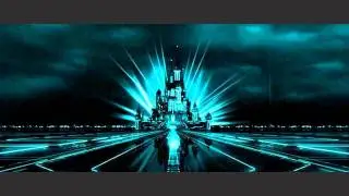 Walt Disney Pictures logo (Tron: Legacy variant)