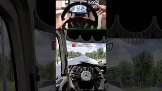 Mercedes Actros Realistic Driving #mercedes #truck #realistic #driving #eurotrucksimulator2 #scs