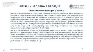 BGH Urt. v. 12.5.2020   1 StR 368_19