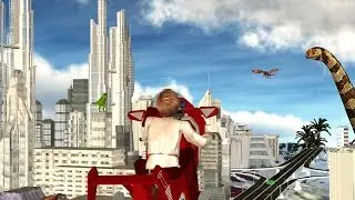 Jurassic town in the sky