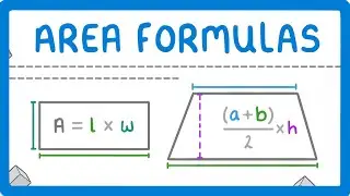GCSE Maths - How to Find the Area of Rectangles, Parallelograms, Triangles and Trapeziums 