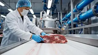 Raw Meat Factory ASMR 🍖 | Ultra Realistic Industrial Sounds & Textures