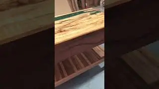 Table finally finished #satisfying #diy #woodworking