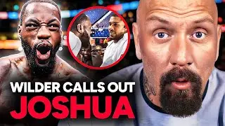 Deontay Wilder CONFRONTS Anthony Joshua After BRUTAL Win 🥊