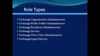 An Overview of Administrative Roles in Exchange 2007