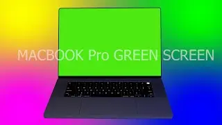 4K MacBook Pro GREEN SCREEN Footage
