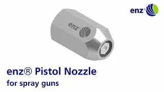 enz® Pistol Nozzle for spray guns up to 600 bar / 8700 psi