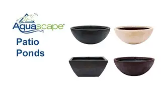 Create a Mini Pond with Aquascape Patio Ponds!