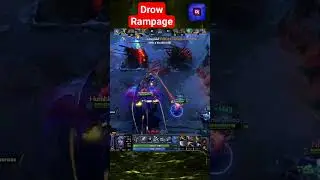 Drow Ranger Rampage Dota 2 gameplay 