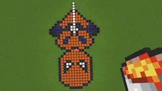Spider Man My Pixel Art in Minecraft | How To Draw in Minecraft ?