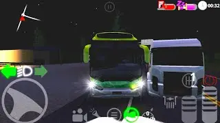 Night Coach Bus Driving Primavera do leste City Gameplay | The Road Driver #10 - iOS Game