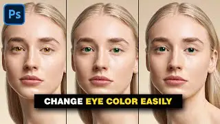 How to change Eye Color in Photoshop | Eye Color Transformation with Photoshop