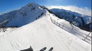 Kicking Horse Ski Resort Milly Goat Traverse to Bowl Over 360 VR 4K