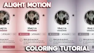 peach/ purple/ pinkish coloring in alight motion|| RPW tutorials