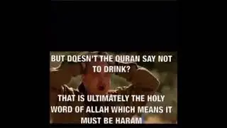 Mr. White... Alcohol is haram