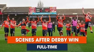 Incredible full-time scenes after the Derby Day win against Watford! 👏