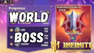 QUANTO DE DANO FIZ NO CHEFE DO MUNDO?[INFINITE MAGICRAID]