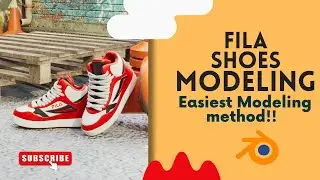 How to Model Fila Shoes in Blender with Ease!