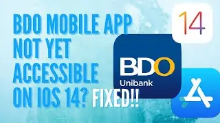 How to Fix BDO Mobile Banking App in iOS14 (100% LEGIT)
