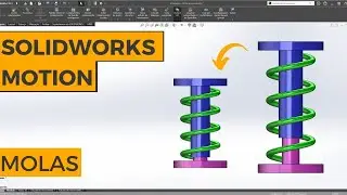 Solidworks Motion - Estudos de Movimento MOLA | Solidworks para iniciantes